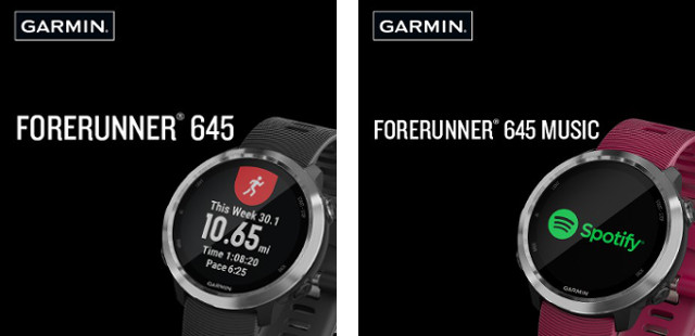 Garmin forerunner 645 y 645 Music