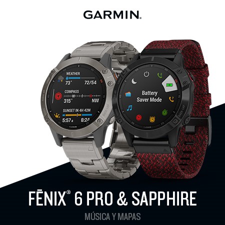 Garmin 6 Pro y Sapphire