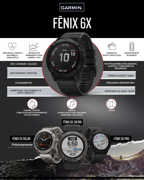 Garmin Fénix 6X