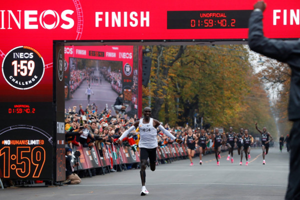 Eliud Kipchoge Ineos Challenge 1:59:40.2