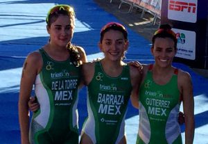 Ganadoras Triatlón La Paz 2017