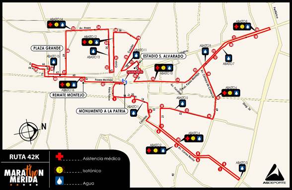 Marathon Mérida 2018 - Ruta 42 km