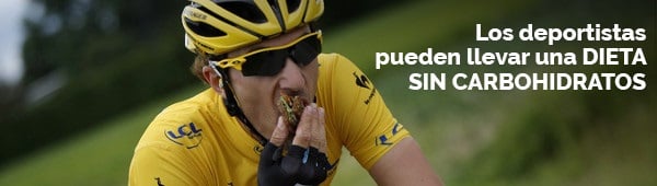 Los deportistas pueden llevar una dieta sin carbohidratos