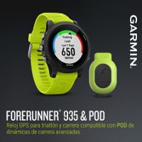 Garmin Forerunner 935 and Pod