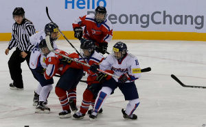 United hockey women team COREA