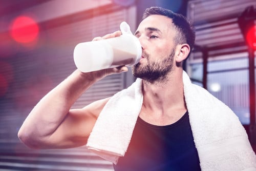 La leche recupera después del ejercicio