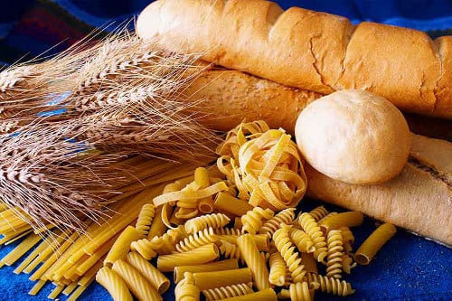 Pan, pasta, trigo