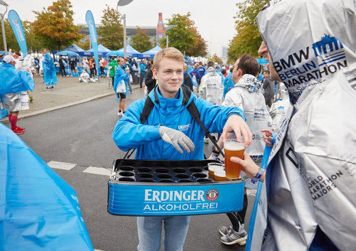 Cerveza SIN ALCOHOL en el Maratón de Berlín
