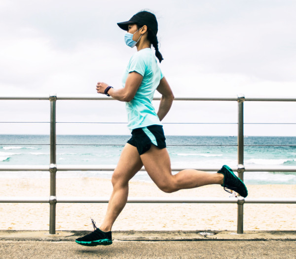 Entrena velocidad con cubrebocas